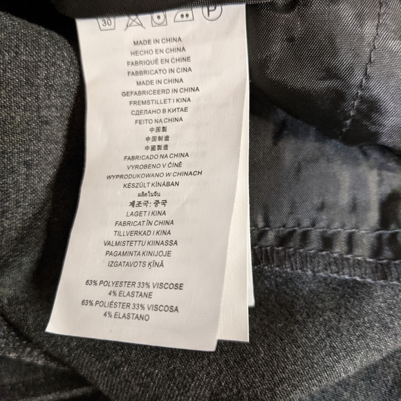 Michael Michael Kors Derby Mid Rise Pants Charcoal 8 - Picture 7 of 9